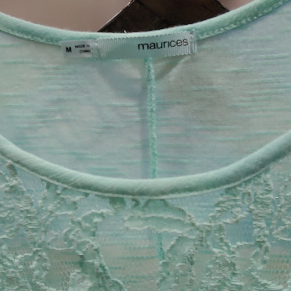 Blue lace top - Picture 2 of 2